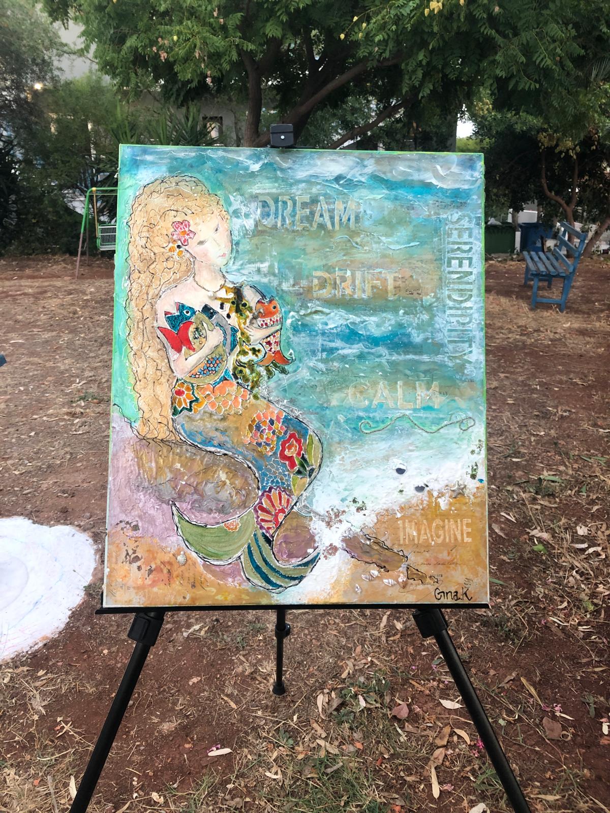 Gina's art in Trizonia